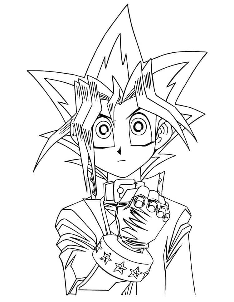 Yu-Gi-Oh Zdarma omalovánka
