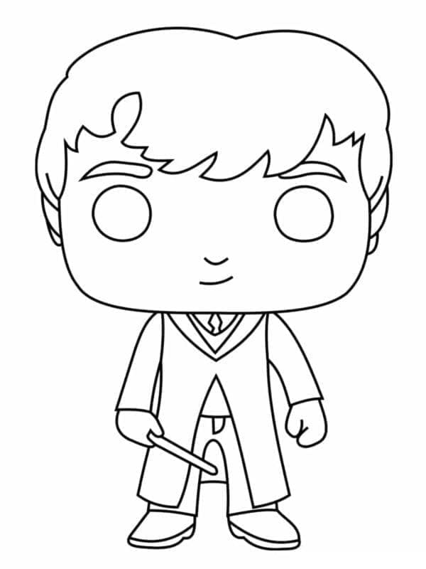 Zábavná Funko Pop omalovánka