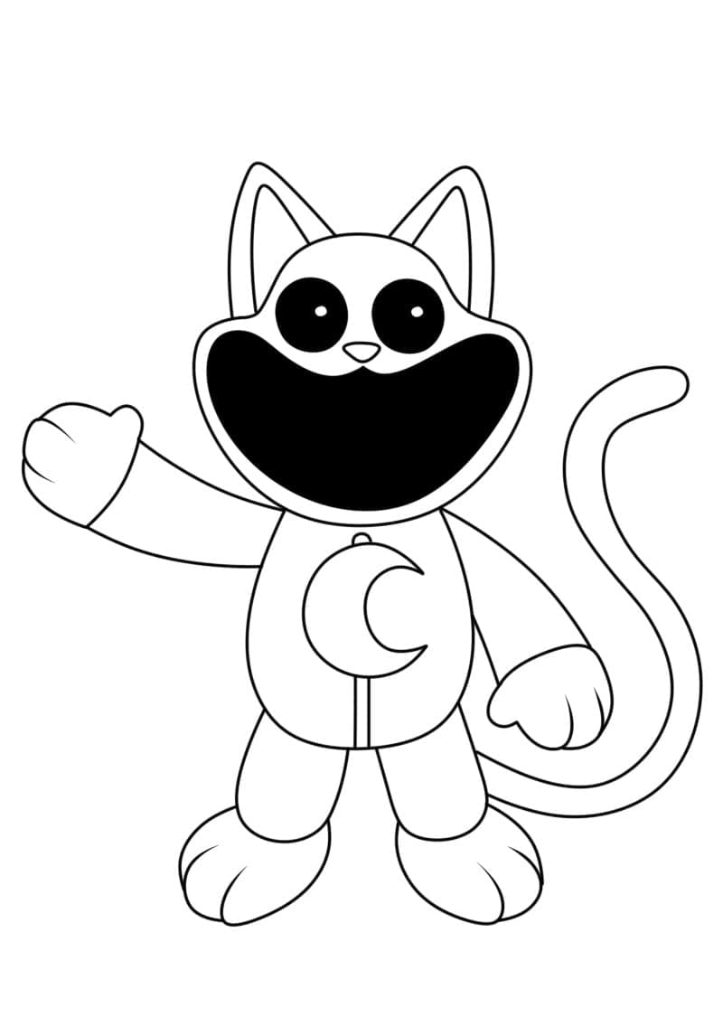 Základní Catnap omalovánka