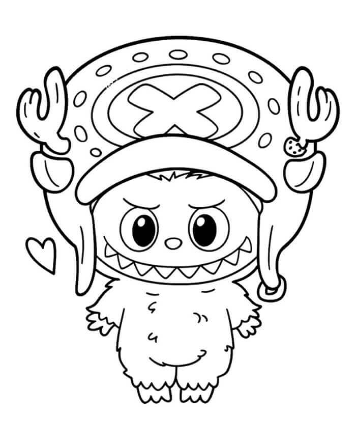 Základní Labubu omalovánka