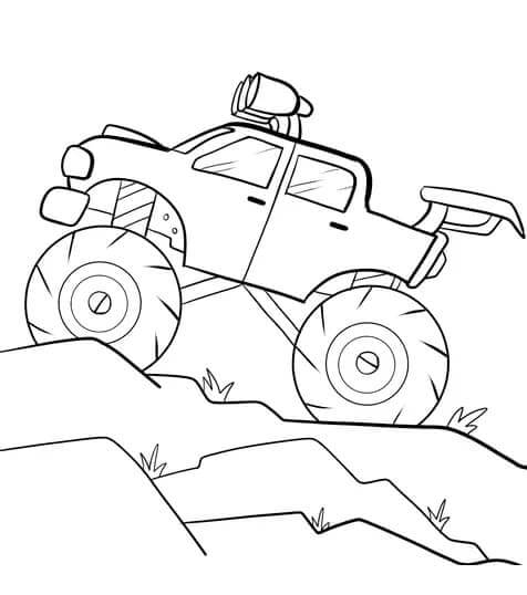 Základní Monster Truck omalovánka