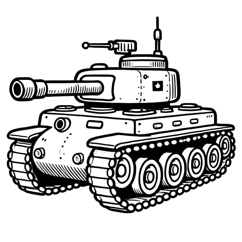 Základní Tank omalovánka