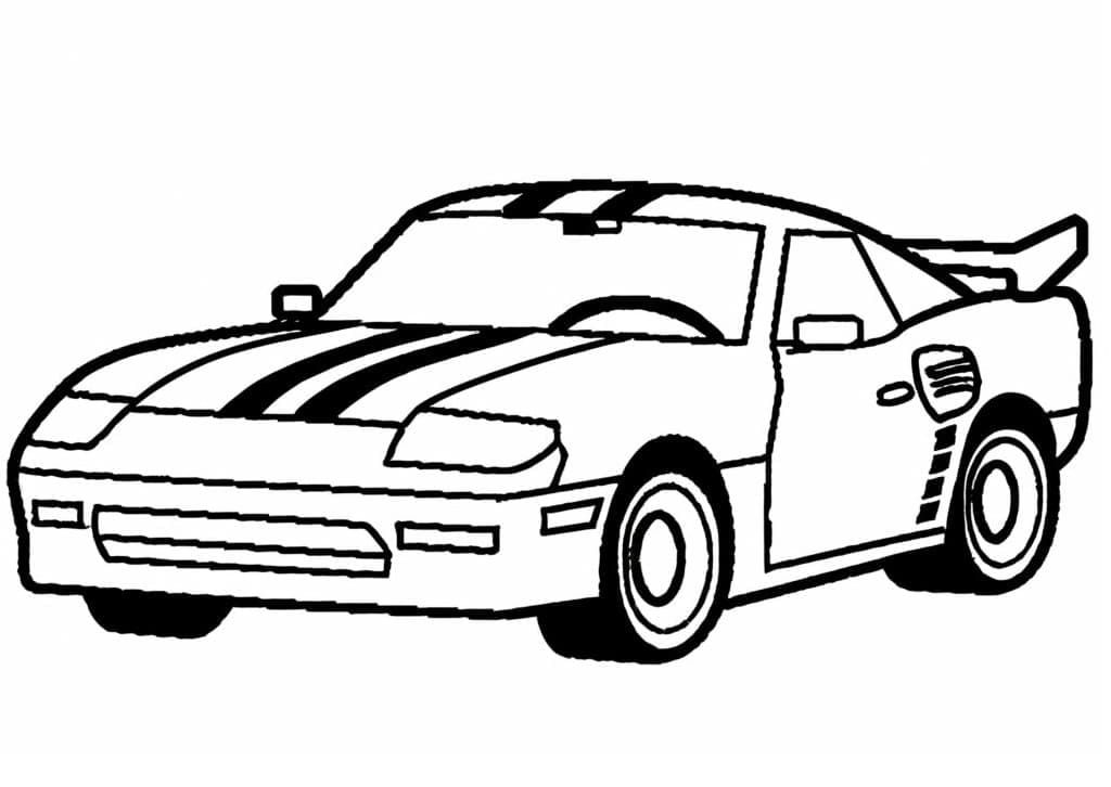 Závodní Auto Vozidlo omalovánka