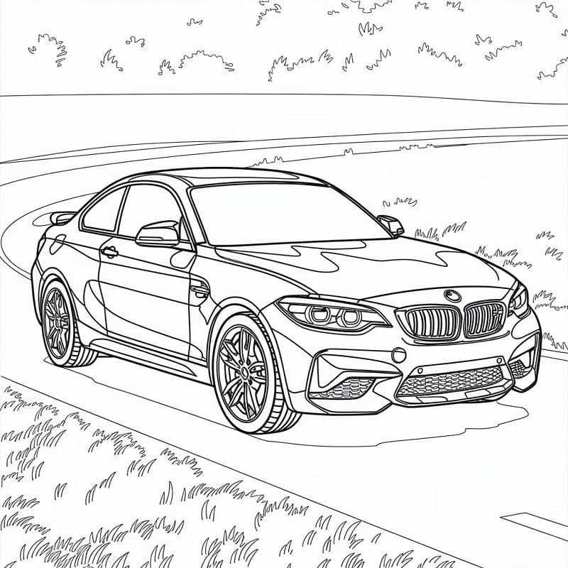 Zdarma BMW omalovánka