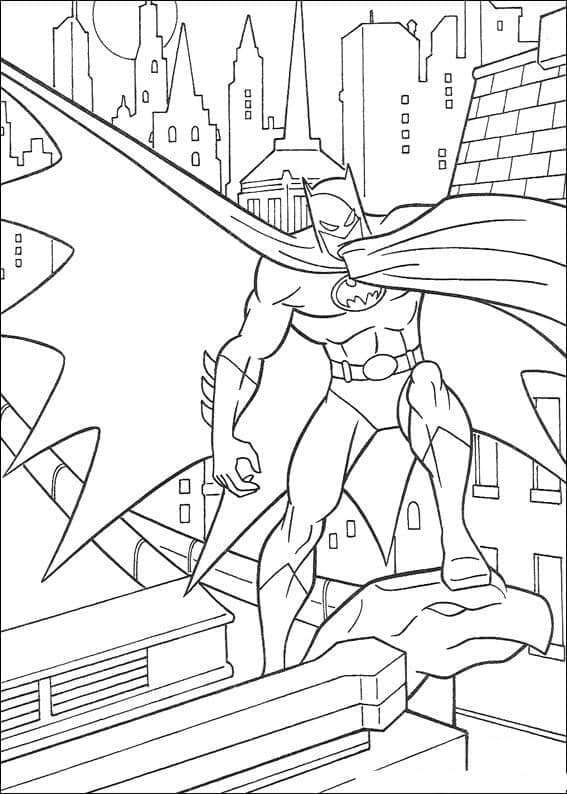 Zdarma Batman Obrázek omalovánka