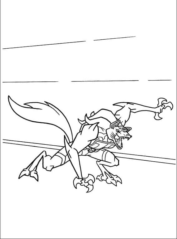 Zdarma Ben 10 Vymalovatelné omalovánka