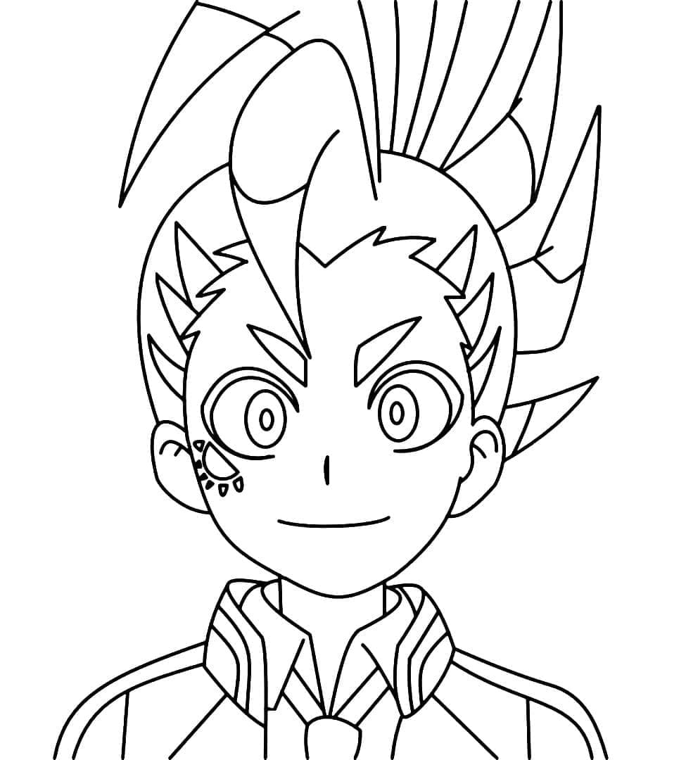 Zdarma Beyblade Obrázek omalovánka