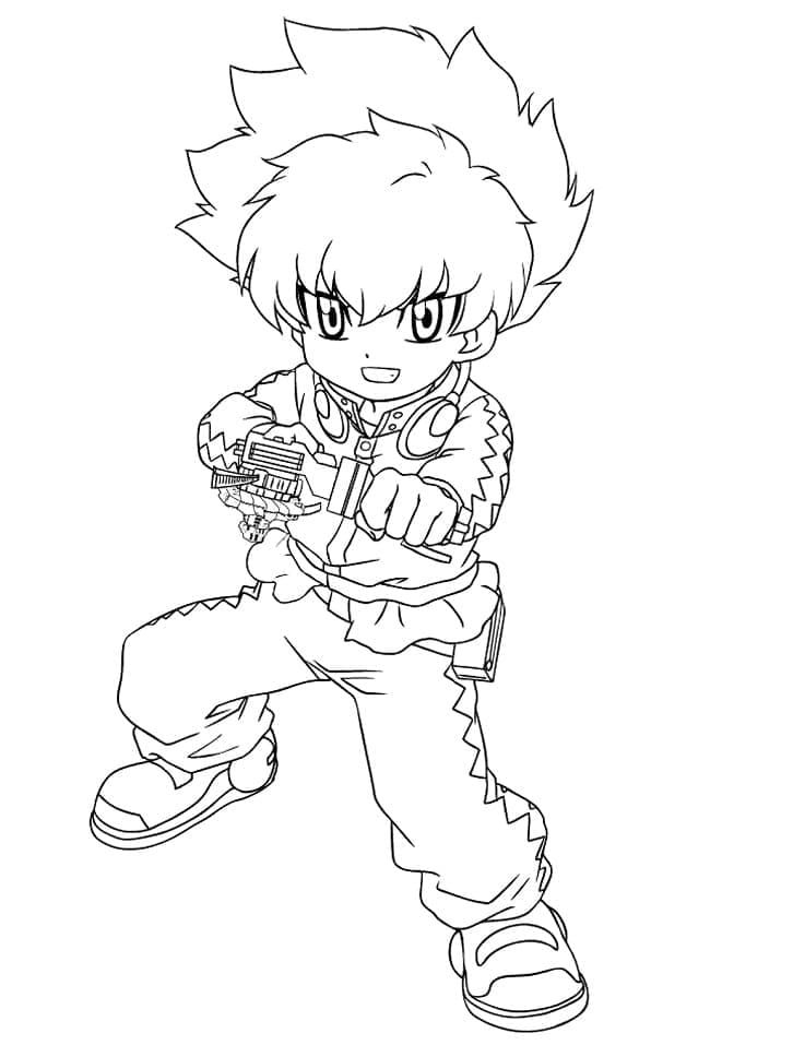 Beyblade omalovánky