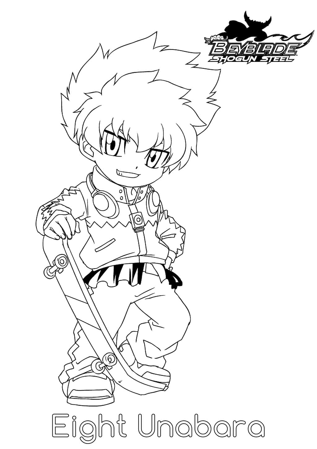 Zdarma Beyblade pro Malé Děti omalovánka