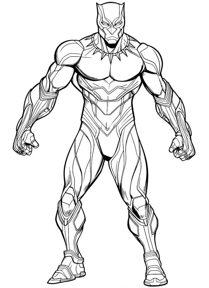 Omalovánky Black Panther