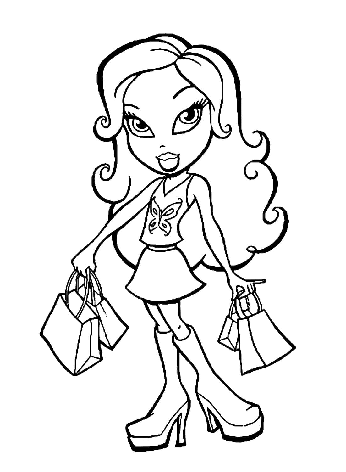 Bratz omalovánky