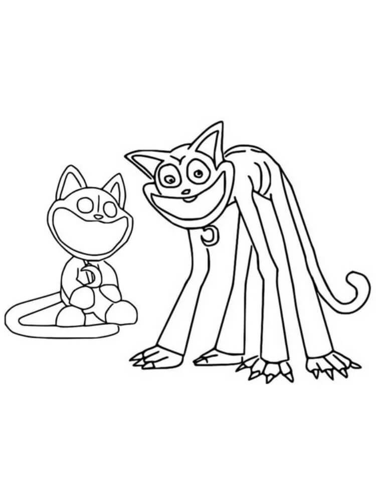 Zdarma Catnap Obrázek omalovánka