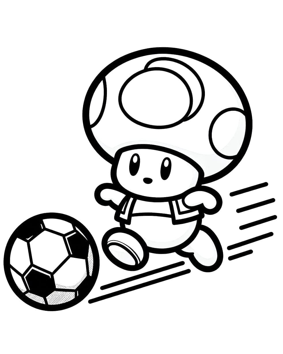 Zdarma Fotbal pro Malé Děti omalovánka