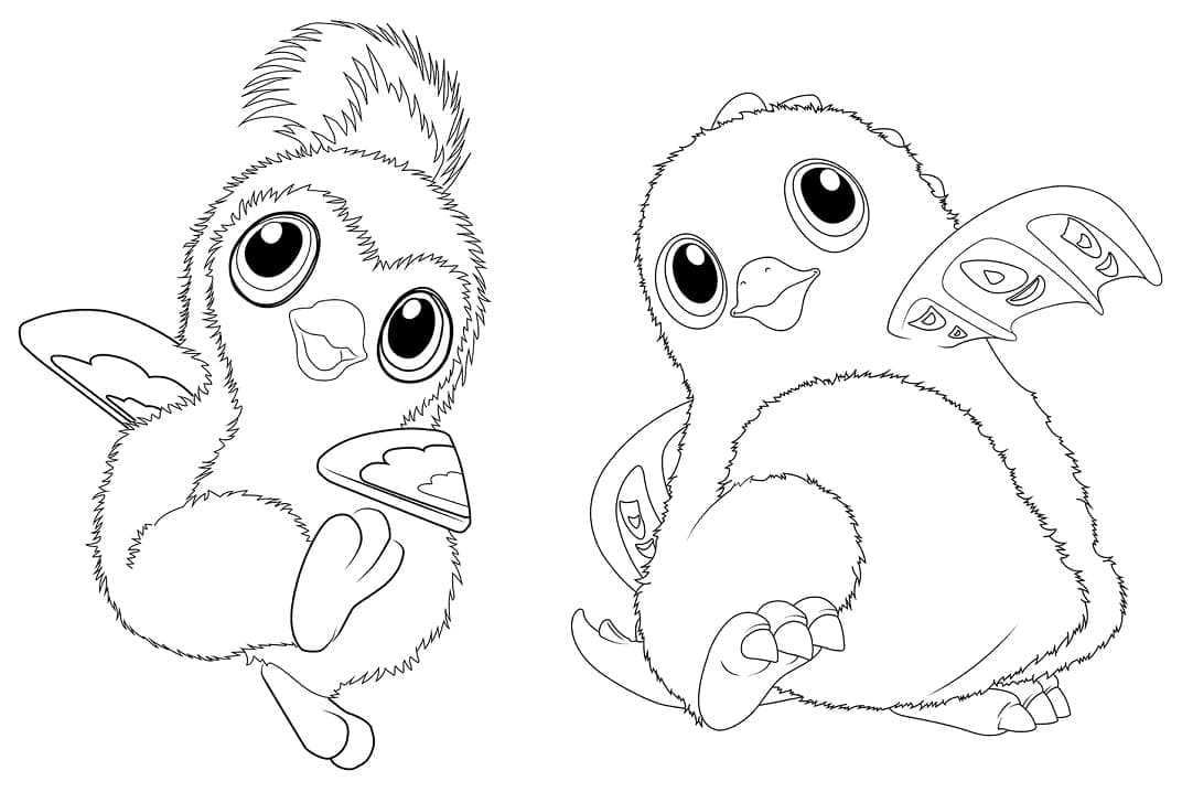Zdarma Hatchimals Obrázek omalovánka