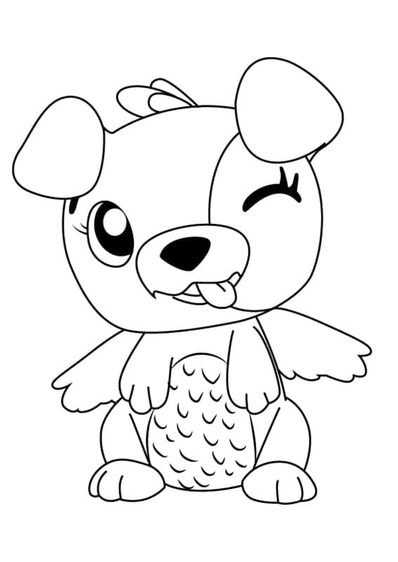 Zdarma Hatchimals Vymalovatelné omalovánka