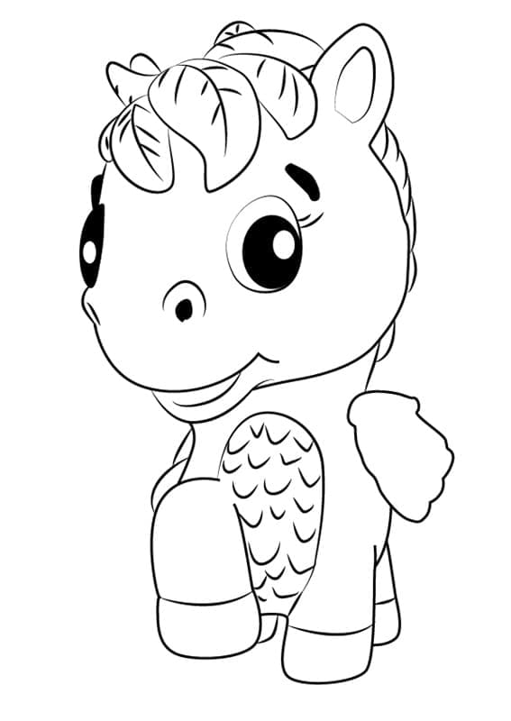 Zdarma Hatchimals pro Malé Děti omalovánka