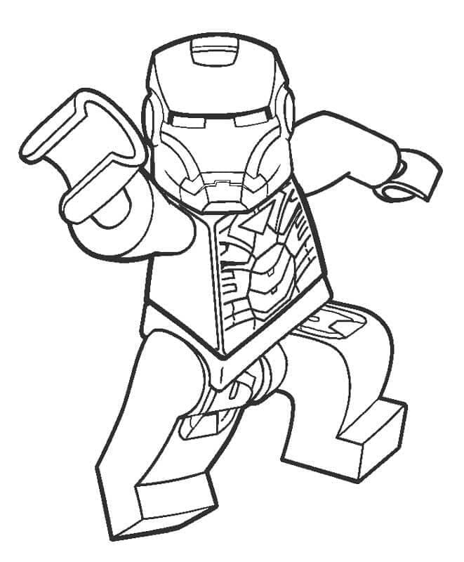 Zdarma Iron Man pro Malé Děti omalovánka