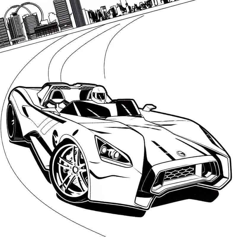 Zdarma Lamborghini omalovánka