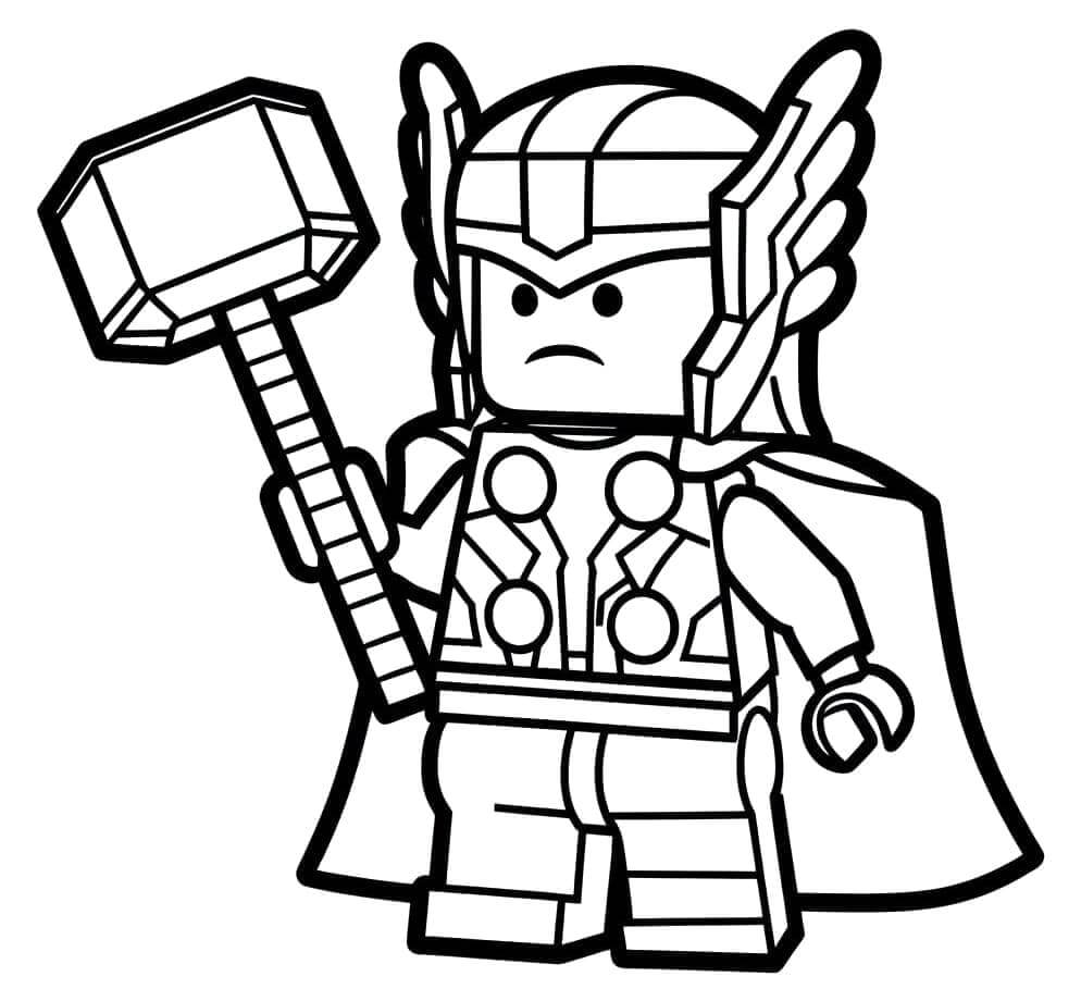 Zdarma Lego pro Malé Děti omalovánka