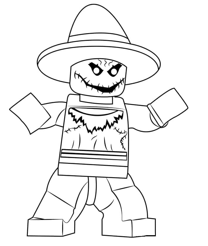 Zdarma Lego omalovánka