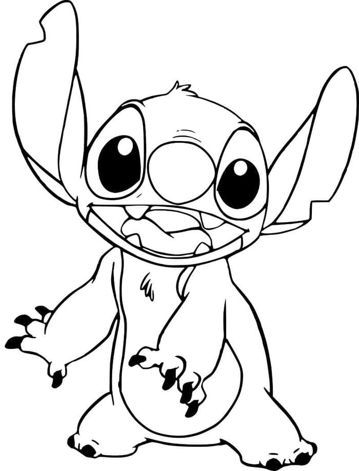 Zdarma Lilo a Stitch pro Malé Děti omalovánka