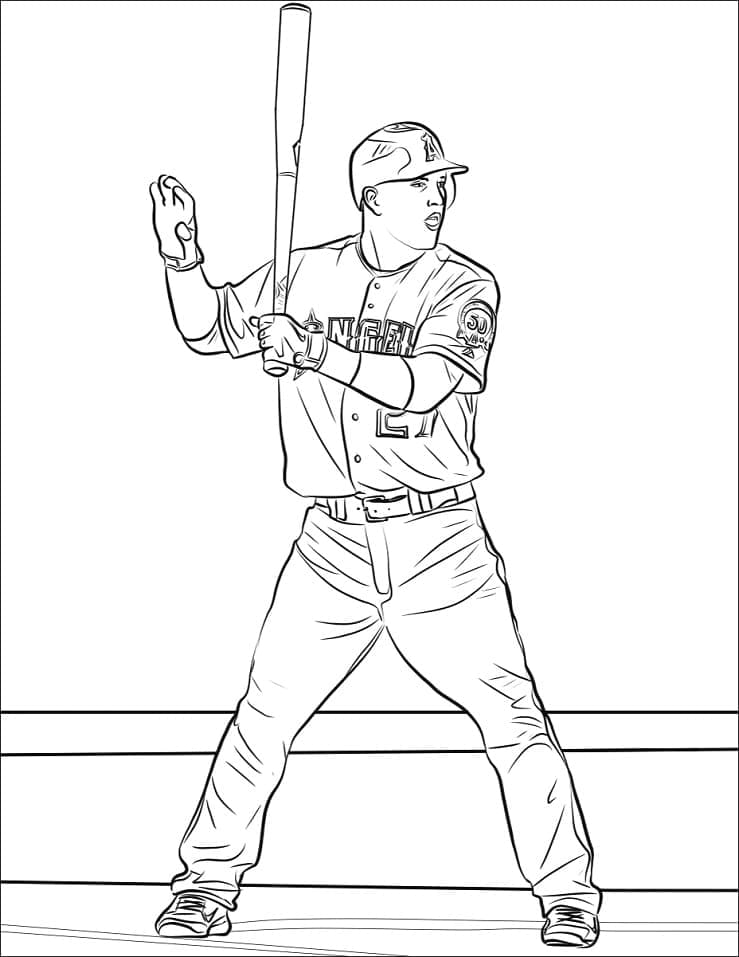 Zdarma MLB pro Malé Děti omalovánka
