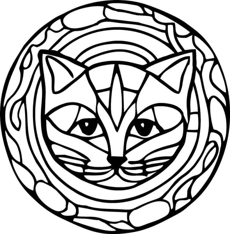 Zdarma Mandala k Tisku pro Dospělé omalovánka