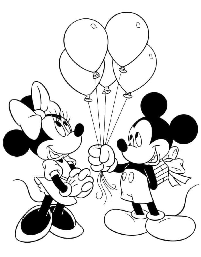 Omalovánka Zdarma Mickey Mouse k Tisku pro Děti