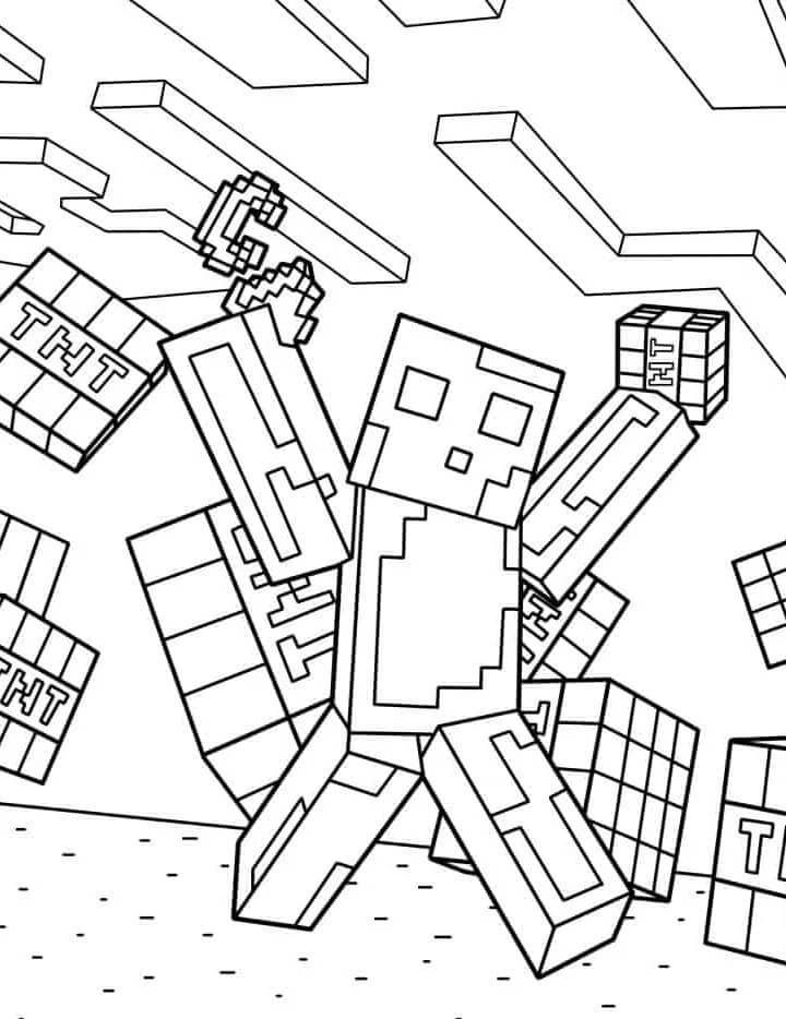 Omalovánky Minecraft
