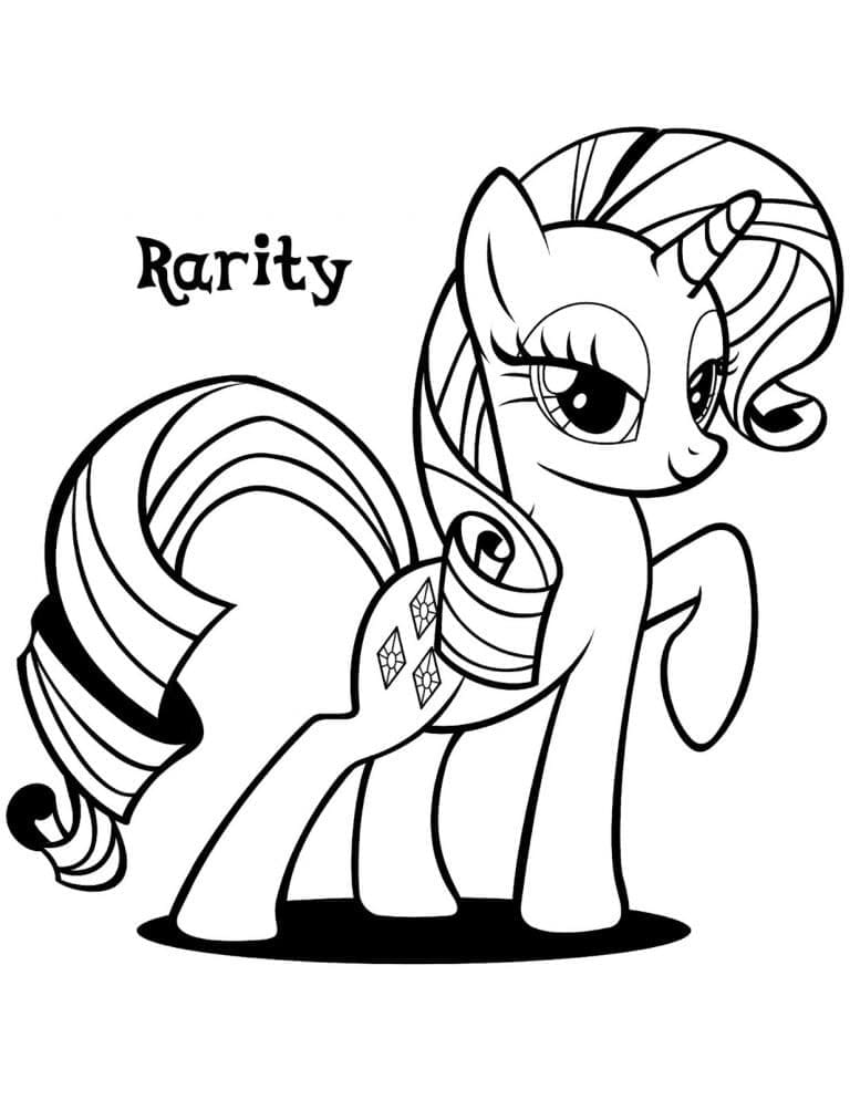 Zdarma Můj malý Pony Obrázek omalovánka