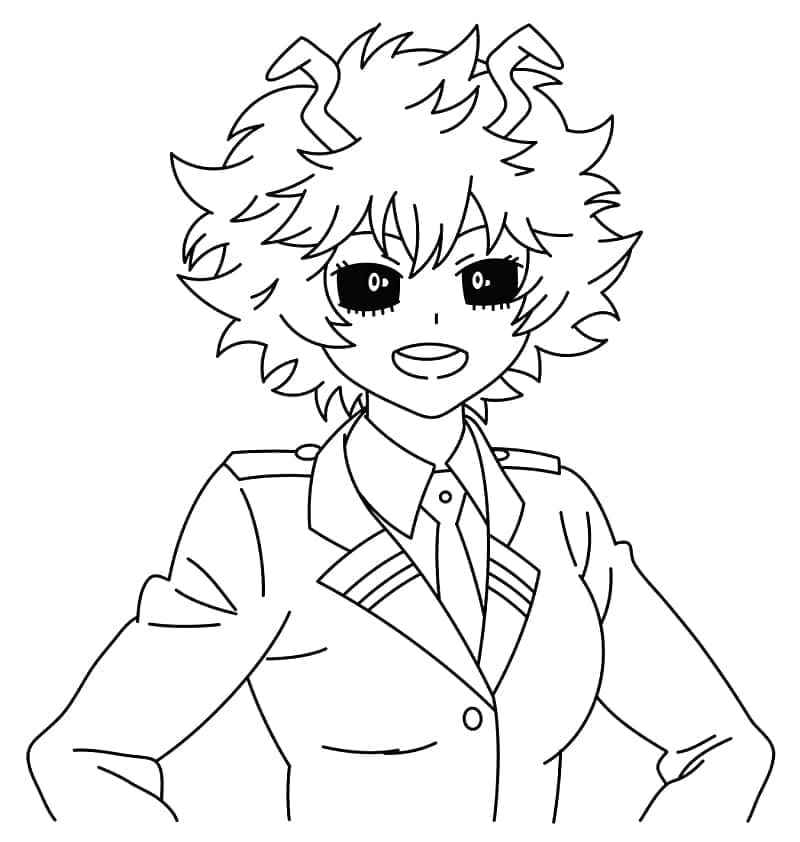 Zdarma My Hero Academia k Tisku pro Děti omalovánka