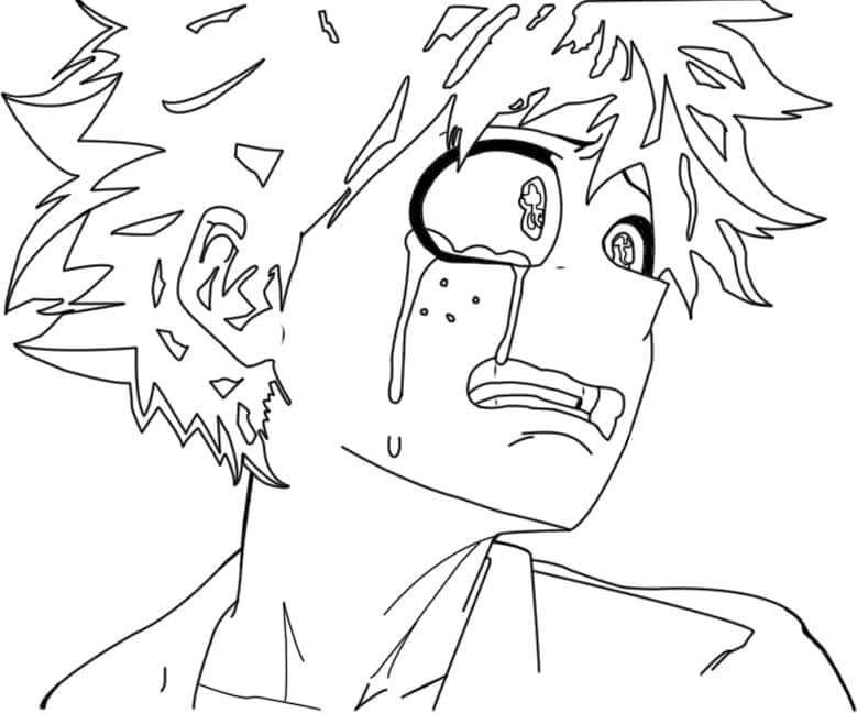 Zdarma My Hero Academia pro Malé Děti omalovánka