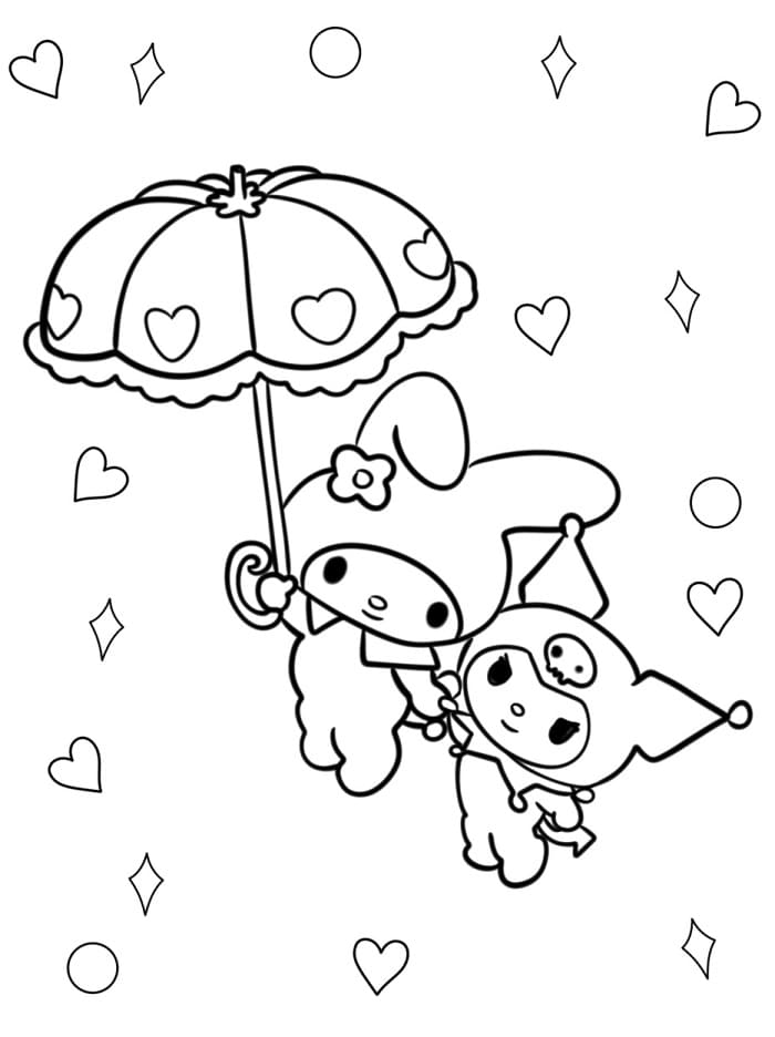 Zdarma My Melody pro Malé Děti omalovánka