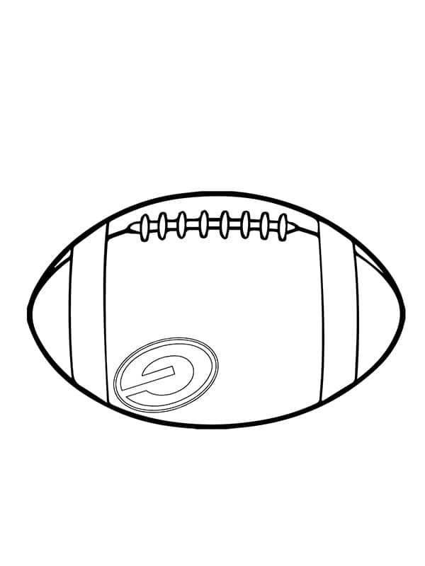 Zdarma NFL k Tisku pro Děti omalovánka