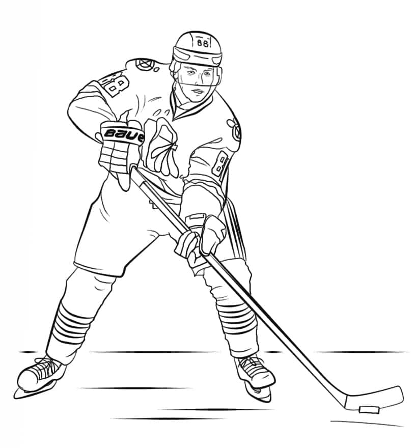 Zdarma NHL Vymalovatelné omalovánka
