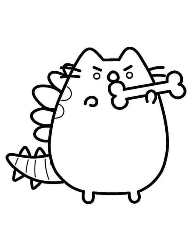 Zdarma Pusheen omalovánka