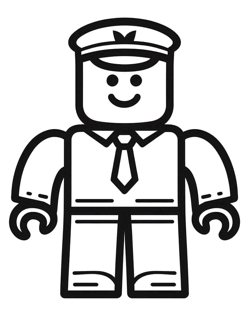 Zdarma Roblox omalovánka