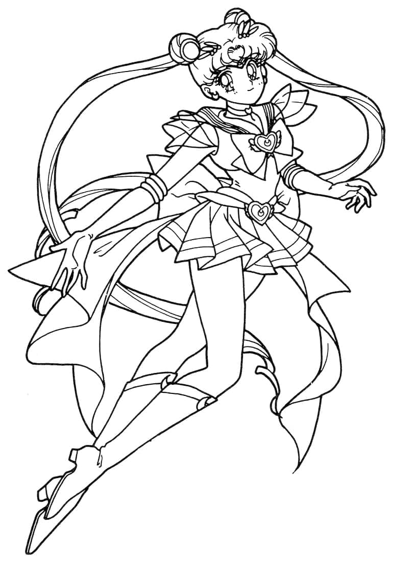 Sailor Moon omalovánky