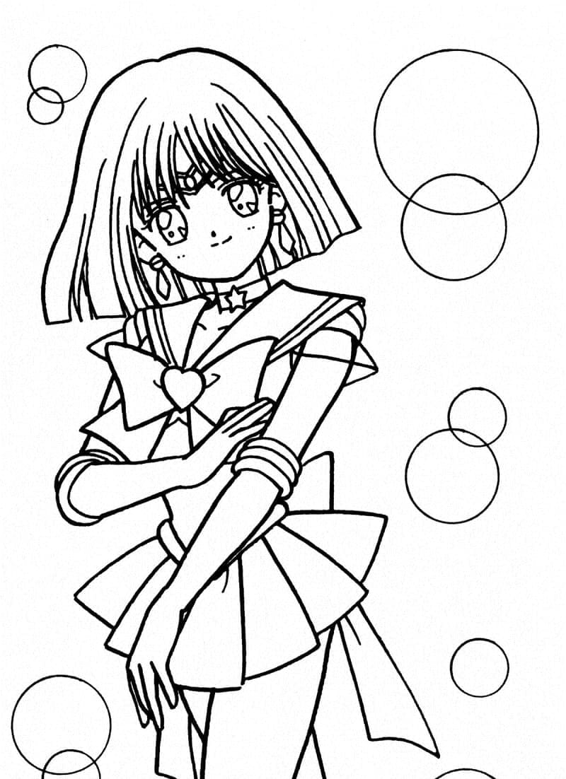 Zdarma Sailor Moon pro Malé Děti omalovánka