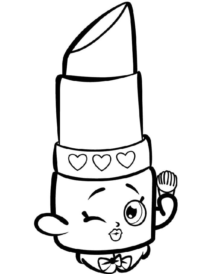 Zdarma Shopkins Vymalovatelné omalovánka