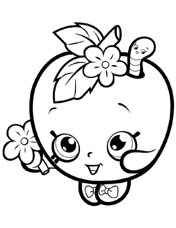 Zdarma Shopkins k Tisku pro Děti omalovánka
