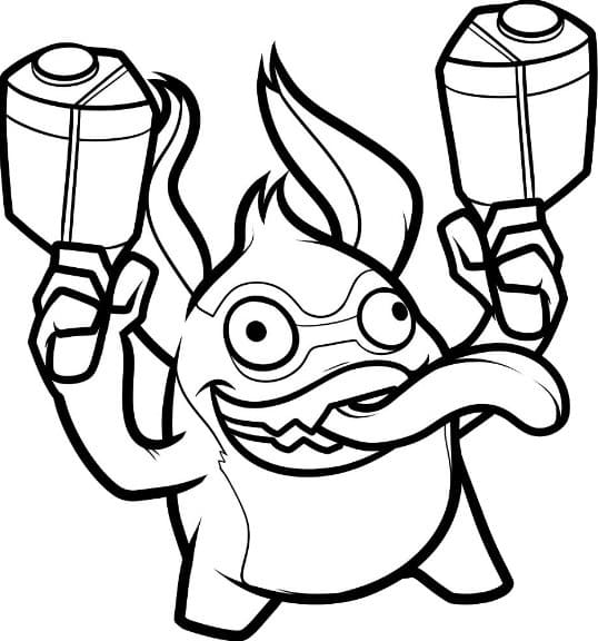 Zdarma Skylanders Obrázek omalovánka