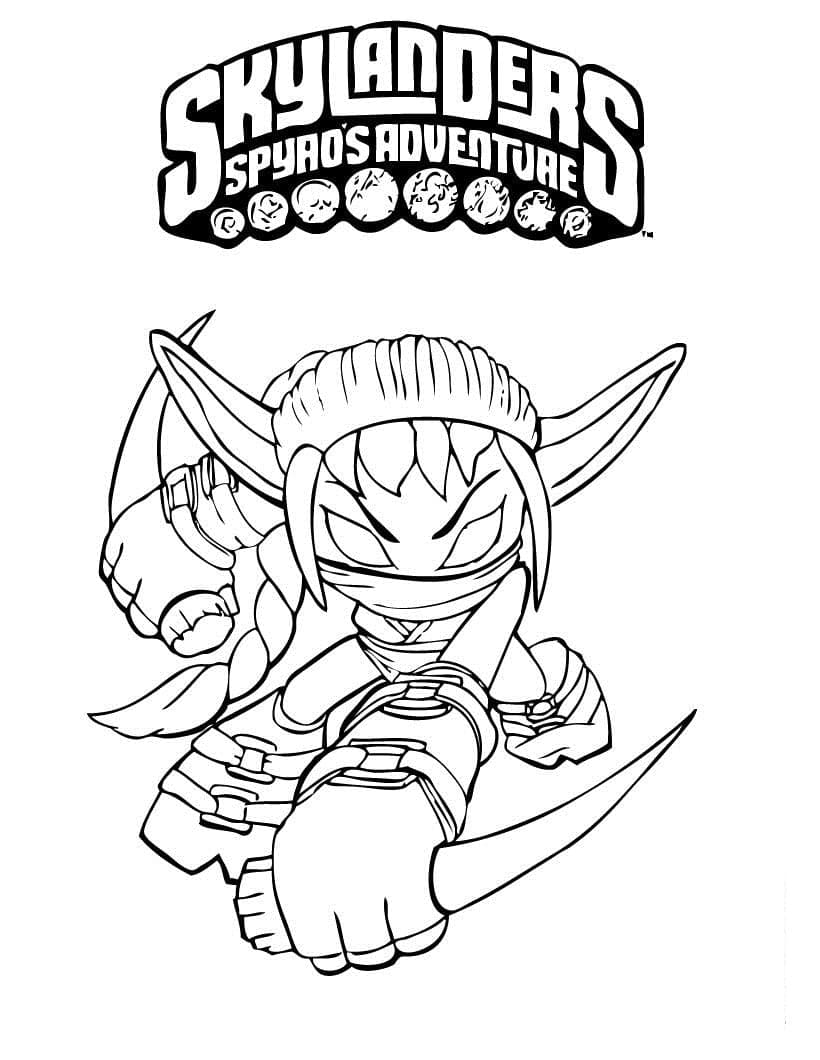Skylanders omalovánky