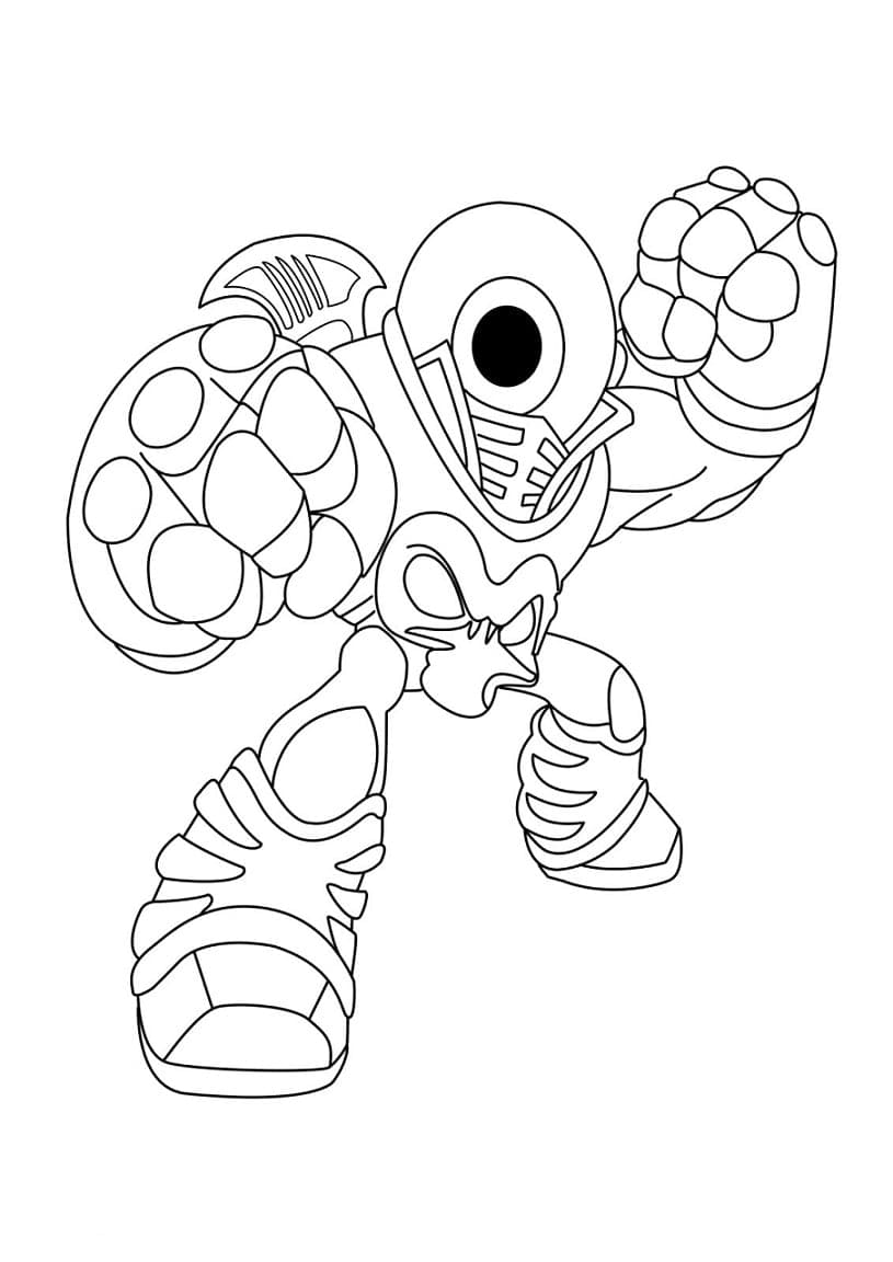 Zdarma Skylanders pro Malé Děti omalovánka