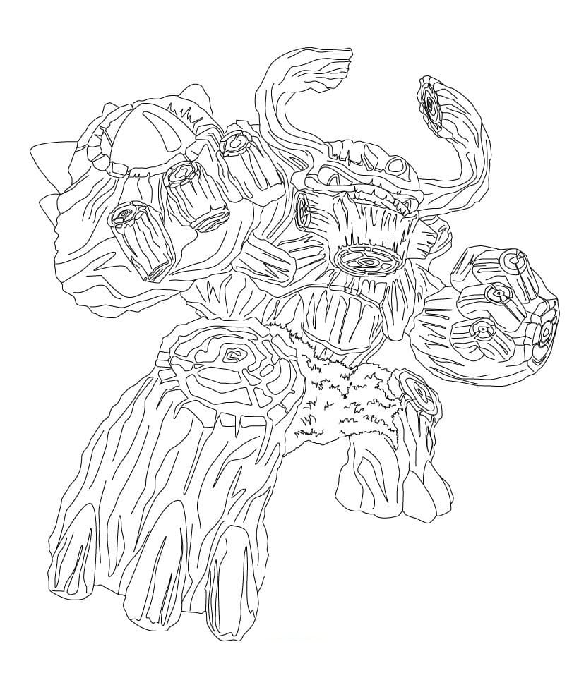 Zdarma Skylanders omalovánka