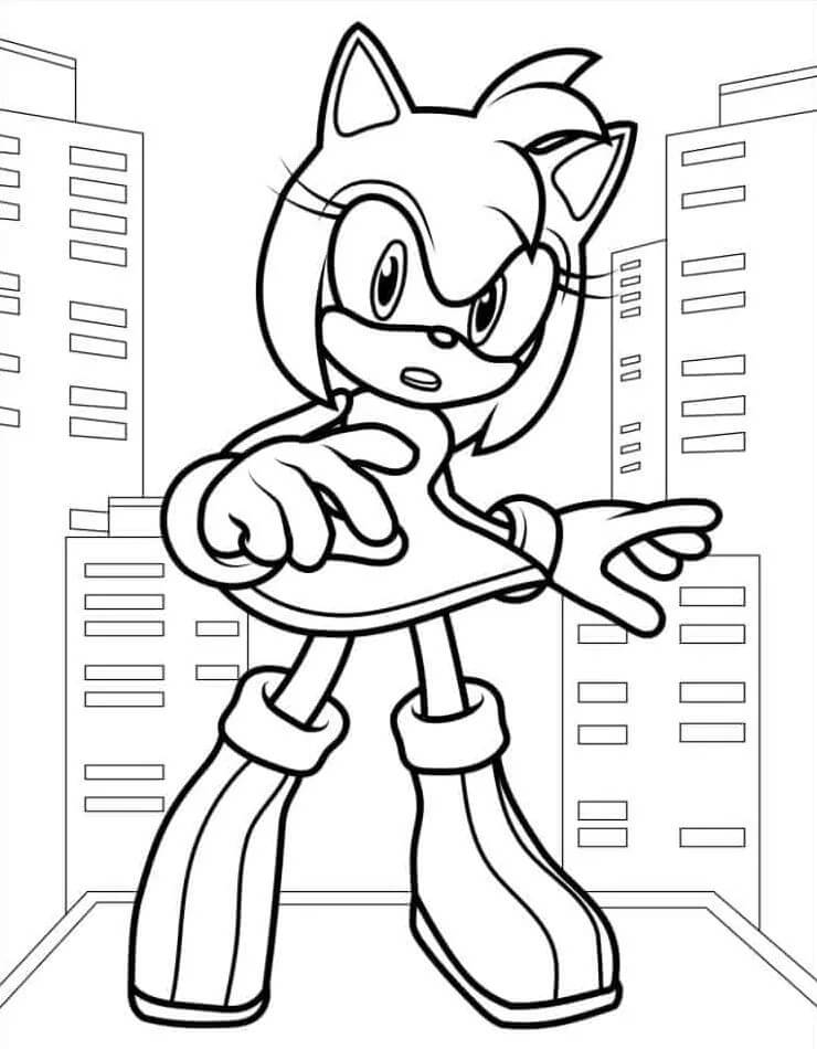 Zdarma Sonic Vymalovatelné omalovánka