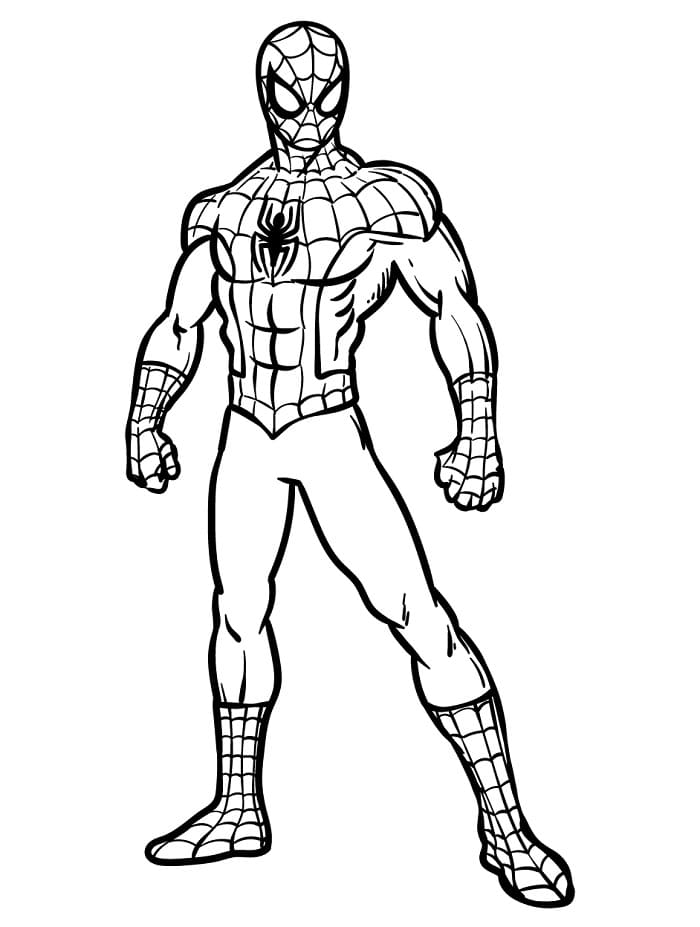 Spiderman omalovánky