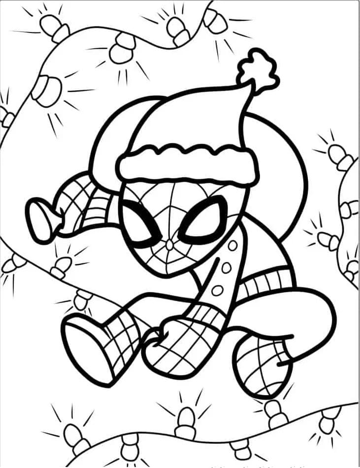 Zdarma Spiderman pro Malé Děti omalovánka