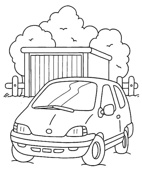 Zdarma Tisknutelné Auto omalovánka