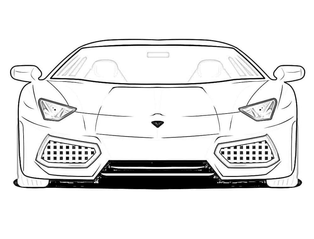 Zdarma Tisknutelné Ferrari omalovánka